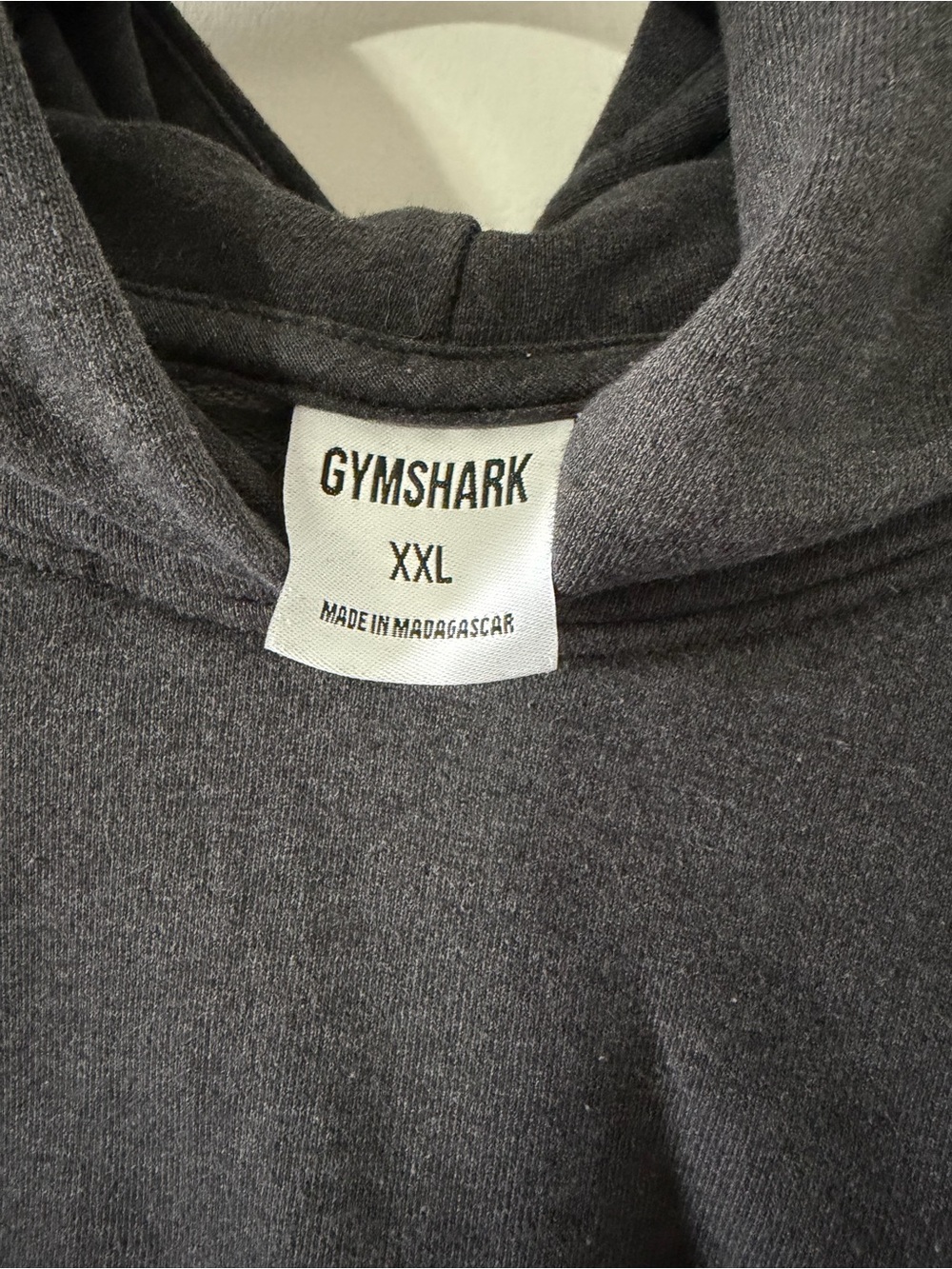 Gymshark woman’s  Dark Charcoal Gray Hoodie - XXL
